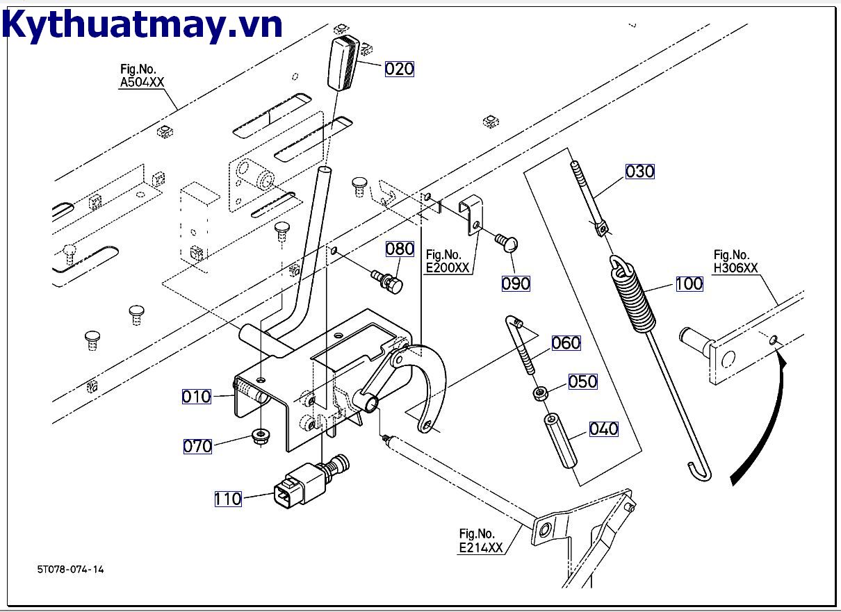 Cần điều khiển ly hợp đập